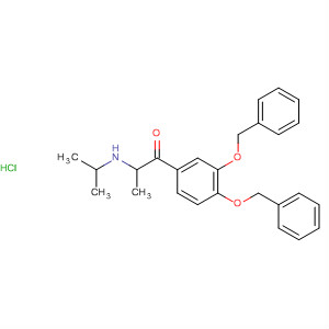 57541-15-8  1-Propanone,1-[3,4-bis(phenylmethoxy)phenyl]-2-[(1-methylethyl)amino]-,hydrochloride