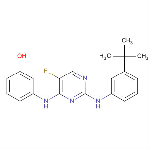 575479-10-6  Phenol,3-[[2-[[3-(1,1-dimethylethyl)phenyl]amino]-5-fluoro-4-pyrimidinyl]amino]-