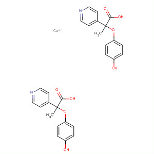 57554-91-3  4-Pyridineacetic acid, 2-(4-hydroxyphenoxy)-a-methyl-, calcium salt(2:1) 57554-91-3  4-Pyridineacetic acid, 2-(4-hydroxyphenoxy)-a-methyl-, calcium salt(2:1)