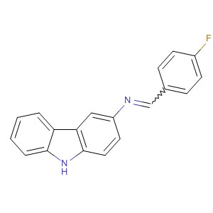 57555-32-5  9H-Carbazol-3-amine, N-[(4-fluorophenyl)methylene]-