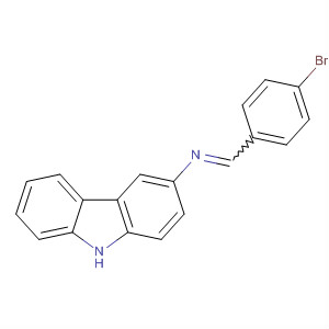 57555-33-6  9H-Carbazol-3-amine, N-[(4-bromophenyl)methylene]-