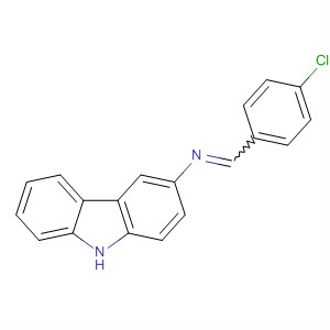 57555-34-7  9H-Carbazol-3-amine, N-[(4-chlorophenyl)methylene]-