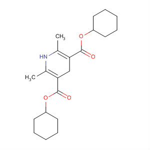 57582-49-7  3,5-Pyridinedicarboxylic acid, 1,4-dihydro-2,6-dimethyl-, dicyclohexylester