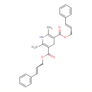 57582-55-5  3,5-Pyridinedicarboxylic acid, 1,4-dihydro-2,6-dimethyl-,bis(3-phenyl-2-propenyl) ester