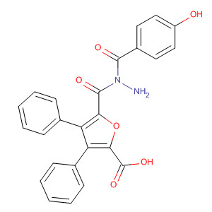 576168-46-2  2-Furancarboxylic acid, 3,4-diphenyl-, 2-(4-hydroxybenzoyl)hydrazide