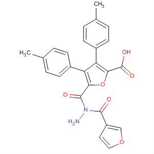 576168-98-4  2-Furancarboxylic acid, 3,4-bis(4-methylphenyl)-,2-(3-furanylcarbonyl)hydrazide