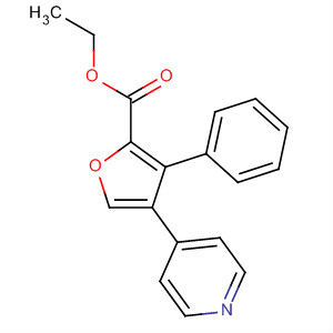 576169-40-9  2-Furancarboxylic acid, 3-phenyl-4-(4-pyridinyl)-, ethyl ester