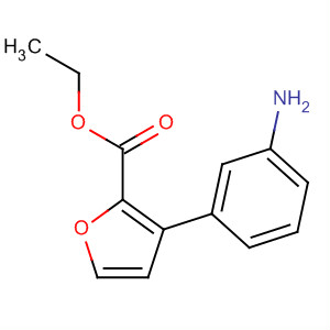 576170-14-4  2-Furancarboxylic acid, 3-(3-aminophenyl)-, ethyl ester