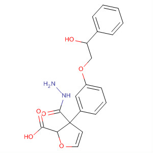 576170-23-5  2-Furancarboxylic acid, 3-[3-(2-hydroxy-2-phenylethoxy)phenyl]-,hydrazide