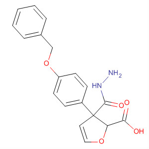 576170-27-9  2-Furancarboxylic acid, 3-[4-(phenylmethoxy)phenyl]-, hydrazide
