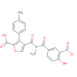 576170-71-3  2-Furancarboxylic acid, 3-(4-methylphenyl)-,2-(4-hydroxy-3-nitrobenzoyl)hydrazide