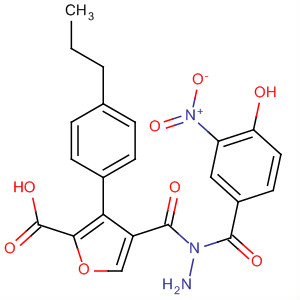 576170-85-9  2-Furancarboxylic acid, 3-(4-propylphenyl)-,2-(4-hydroxy-3-nitrobenzoyl)hydrazide