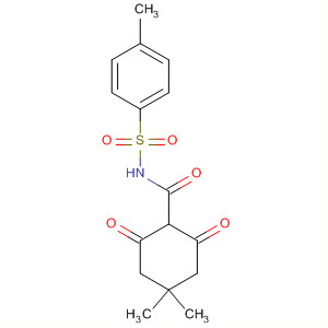 57641-74-4  Cyclohexanecarboxamide,4,4-dimethyl-N-[(4-methylphenyl)sulfonyl]-2,6-dioxo-