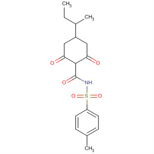 57641-92-6  Cyclohexanecarboxamide,N-[(4-methylphenyl)sulfonyl]-4-(1-methylpropyl)-2,6-dioxo-