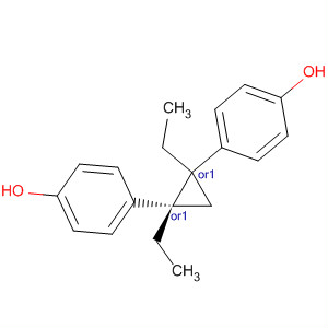 57660-17-0  Phenol, 4,4'-(1,2-diethyl-1,2-cyclopropanediyl)bis-, trans-