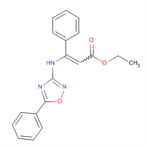 54286-76-9  2-Propenoic acid, 3-phenyl-3-[(5-phenyl-1,2,4-oxadiazol-3-yl)amino]-,ethyl ester
