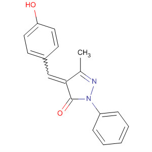 54287-20-6  3H-Pyrazol-3-one,2,4-dihydro-4-[(4-hydroxyphenyl)methylene]-5-methyl-2-phenyl-