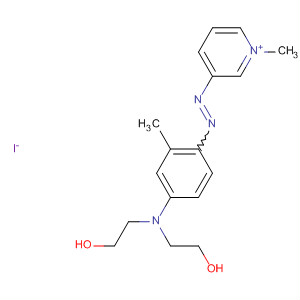 54292-74-9  Pyridinium,3-[[4-[bis(2-hydroxyethyl)amino]-2-methylphenyl]azo]-1-methyl-, iodide