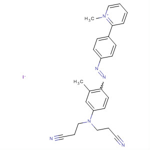 54292-84-1  Pyridinium,2-[4-[[4-[bis(2-cyanoethyl)amino]-2-methylphenyl]azo]phenyl]-1-methyl-,iodide