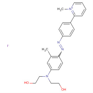 54350-64-0  Pyridinium,2-[4-[[4-[bis(2-hydroxyethyl)amino]-2-methylphenyl]azo]phenyl]-1-methyl-, iodide