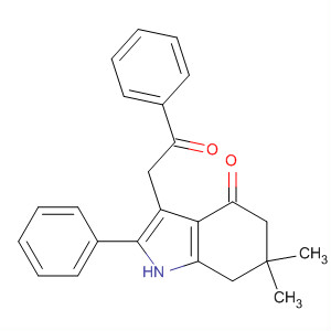 54398-77-5  4H-Indol-4-one,1,5,6,7-tetrahydro-6,6-dimethyl-3-(2-oxo-2-phenylethyl)-2-phenyl- 54398-77-5  4H-Indol-4-one,1,5,6,7-tetrahydro-6,6-dimethyl-3-(2-oxo-2-phenylethyl)-2-phenyl-