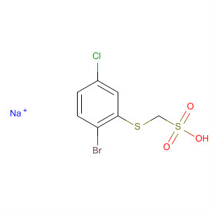 54403-54-2  Methanesulfonic acid, [(2-bromo-5-chlorophenyl)thio]-, sodium salt