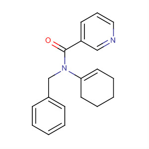 54418-55-2  3-Pyridinecarboxamide, N-1-cyclohexen-1-yl-N-(phenylmethyl)-