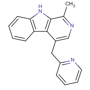 54475-17-1  9H-Pyrido[3,4-b]indole, 1-methyl-4-(2-pyridinylmethyl)-
