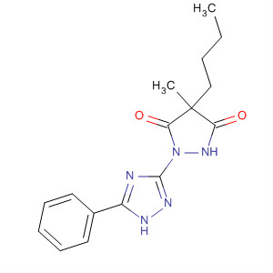 54505-87-2  3,5-Pyrazolidinedione,4-butyl-4-methyl-1-(5-phenyl-1H-1,2,4-triazol-3-yl)-