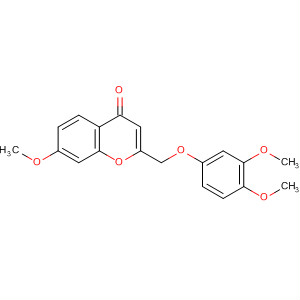 54523-50-1  4H-1-Benzopyran-4-one, 2-[(3,4-dimethoxyphenoxy)methyl]-7-methoxy-