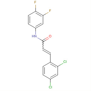 545349-22-2  2-Propenamide, 3-(2,4-dichlorophenyl)-N-(3,4-difluorophenyl)-