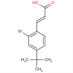 545395-54-8  2-Propenoic acid, 3-[2-bromo-4-(1,1-dimethylethyl)phenyl]-, (2E)-