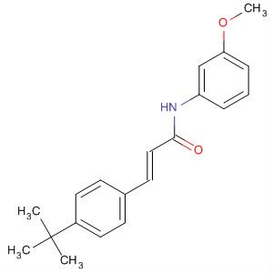 545396-82-5  2-Propenamide, 3-[4-(1,1-dimethylethyl)phenyl]-N-(3-methoxyphenyl)-,(2E)-