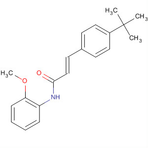 545399-41-5  2-Propenamide, 3-[4-(1,1-dimethylethyl)phenyl]-N-(2-methoxyphenyl)-,(2E)-