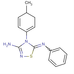 54568-21-7  1,2,4-Thiadiazol-3-amine,4,5-dihydro-4-(4-methylphenyl)-5-(phenylimino)-
