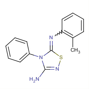 54568-22-8  1,2,4-Thiadiazol-3-amine,4,5-dihydro-5-[(2-methylphenyl)imino]-4-phenyl-