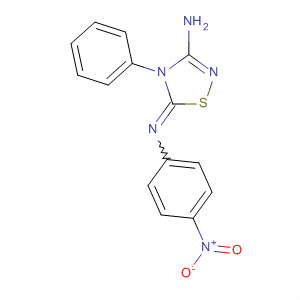 54568-24-0  1,2,4-Thiadiazol-3-amine, 4,5-dihydro-5-[(4-nitrophenyl)imino]-4-phenyl-