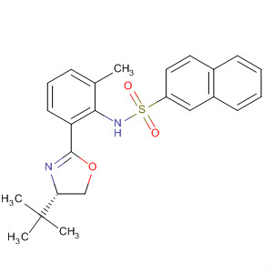 546141-32-6  2-Naphthalenesulfonamide,N-[2-[(4S)-4-(1,1-dimethylethyl)-4,5-dihydro-2-oxazolyl]-6-methylphenyl]-
