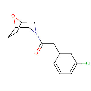 54745-82-3  8-Oxa-3-azabicyclo[3.2.1]octane, 3-[(3-chlorophenyl)acetyl]-