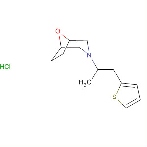 54746-25-7  8-Oxa-3-azabicyclo[3.2.1]octane, 3-[1-methyl-2-(2-thienyl)ethyl]-,hydrochloride