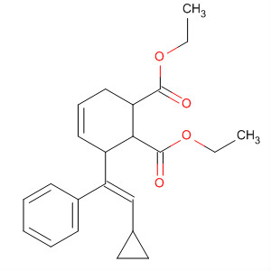 547719-19-7  4-Cyclohexene-1,2-dicarboxylic acid,3-[(1Z)-2-cyclopropyl-1-phenylethenyl]-, diethyl ester, (1R,2R,3S)-rel-