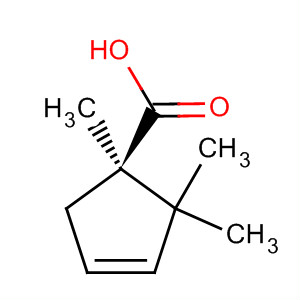 54812-06-5  3-Cyclopentene-1-carboxylic acid, 1,2,2-trimethyl-, (R)-