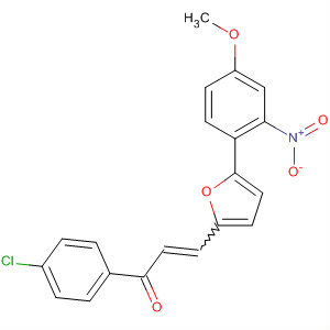 548446-33-9  2-Propen-1-one,1-(4-chlorophenyl)-3-[5-(4-methoxy-2-nitrophenyl)-2-furanyl]-