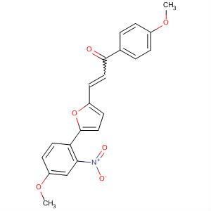 548446-34-0  2-Propen-1-one,3-[5-(4-methoxy-2-nitrophenyl)-2-furanyl]-1-(4-methoxyphenyl)-