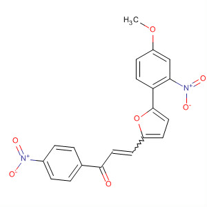 548446-36-2  2-Propen-1-one,3-[5-(4-methoxy-2-nitrophenyl)-2-furanyl]-1-(4-nitrophenyl)-