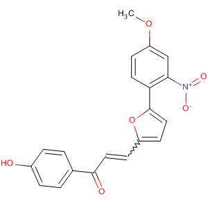 548446-39-5  2-Propen-1-one,1-(4-hydroxyphenyl)-3-[5-(4-methoxy-2-nitrophenyl)-2-furanyl]-