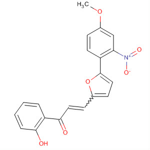548446-40-8  2-Propen-1-one,1-(2-hydroxyphenyl)-3-[5-(4-methoxy-2-nitrophenyl)-2-furanyl]-