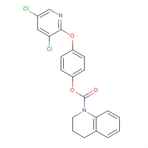 548764-70-1  1(2H)-Quinolinecarboxylic acid, 3,4-dihydro-,4-[(3,5-dichloro-2-pyridinyl)oxy]phenyl ester
