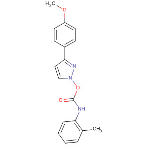 548765-39-5  1H-Pyrazole,3-(4-methoxyphenyl)-1-[[(methylphenylamino)carbonyl]oxy]-