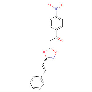 54891-84-8  Ethanone, 1-(4-nitrophenyl)-2-[3-(2-phenylethenyl)-1,4,2-dioxazol-5-yl]-